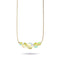 Canari | Or Vermeil | Collier fermoir infini verre sirène